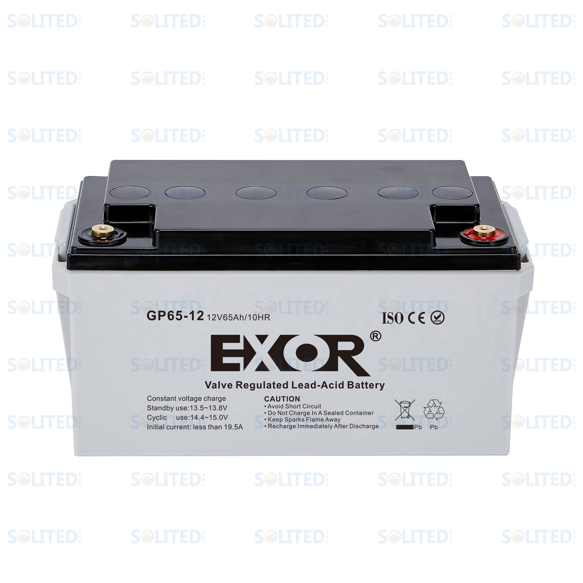 BATERÍA EXOR 12V 65AH