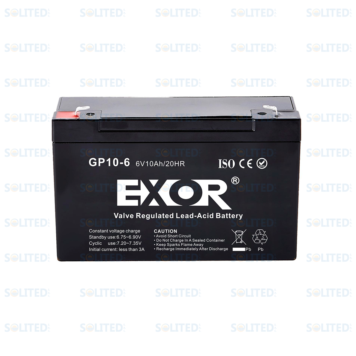 BATERÍA EXOR 6V 10AH