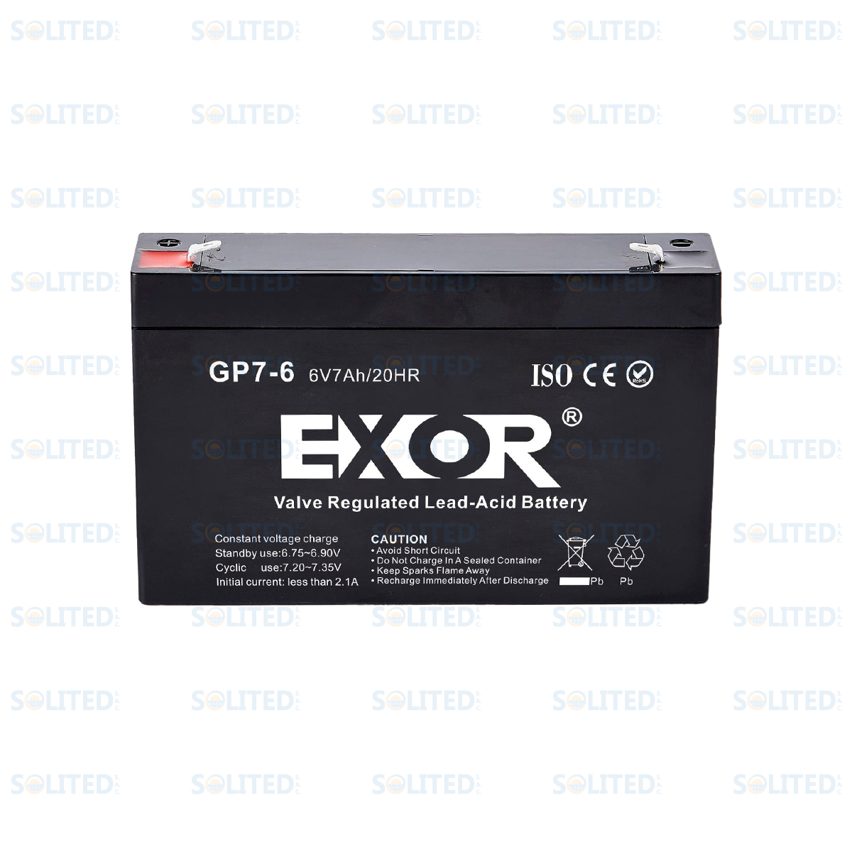 BATERÍA EXOR 6V 7AH