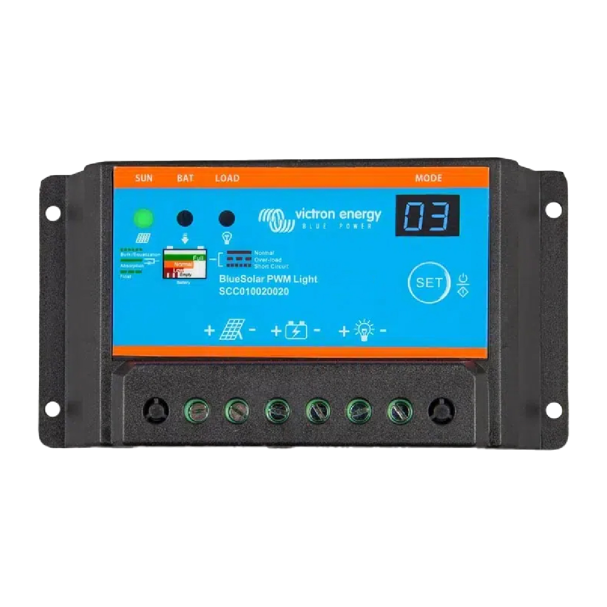 BLUESOLAR PWM-light. Charge controller 12/24v-30A VICTRON