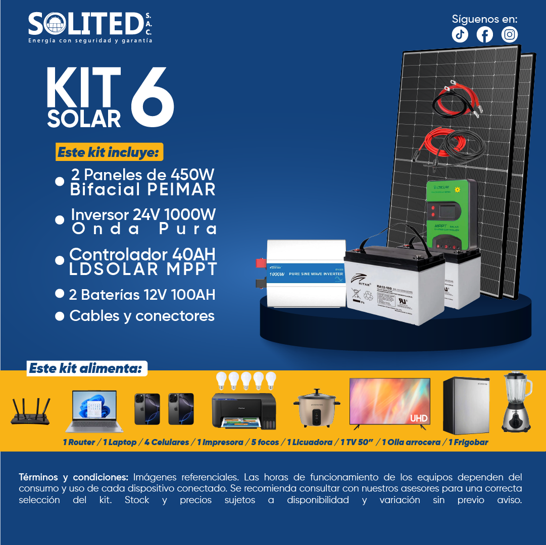 KIT SOLAR 6