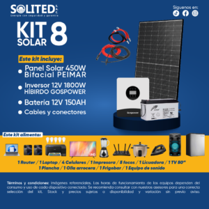 KIT SOLAR 8