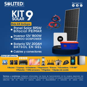 KIT SOLAR 9