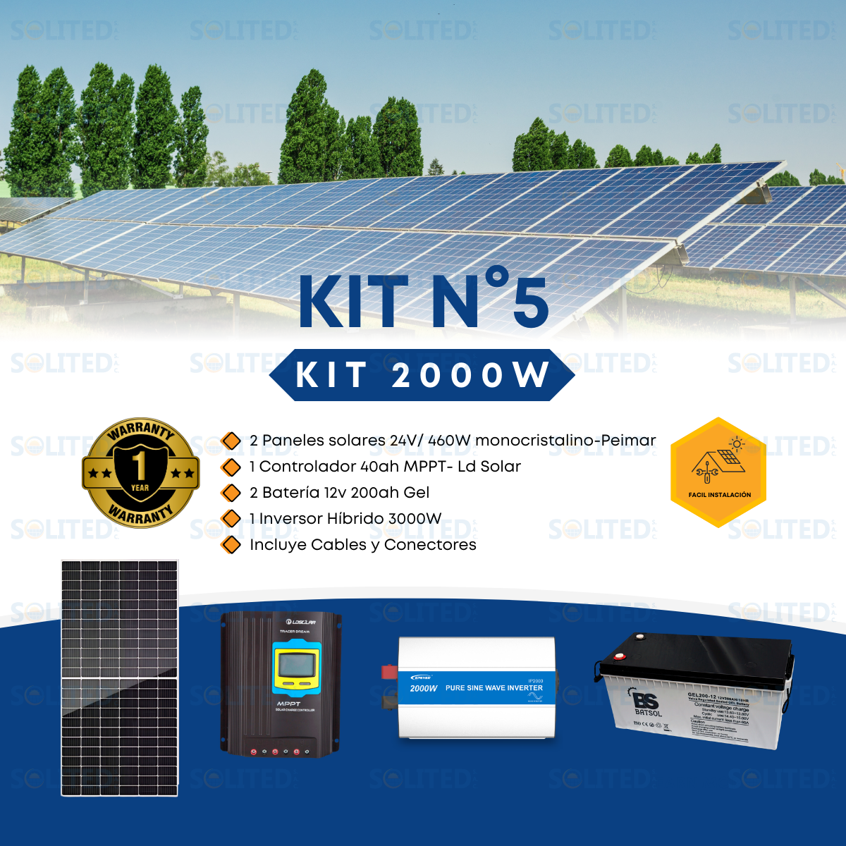 KIT N°5 2000W
