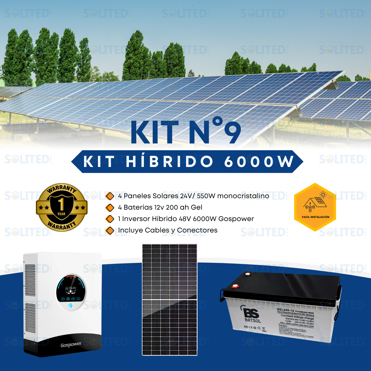 KIT N°9 6000W
