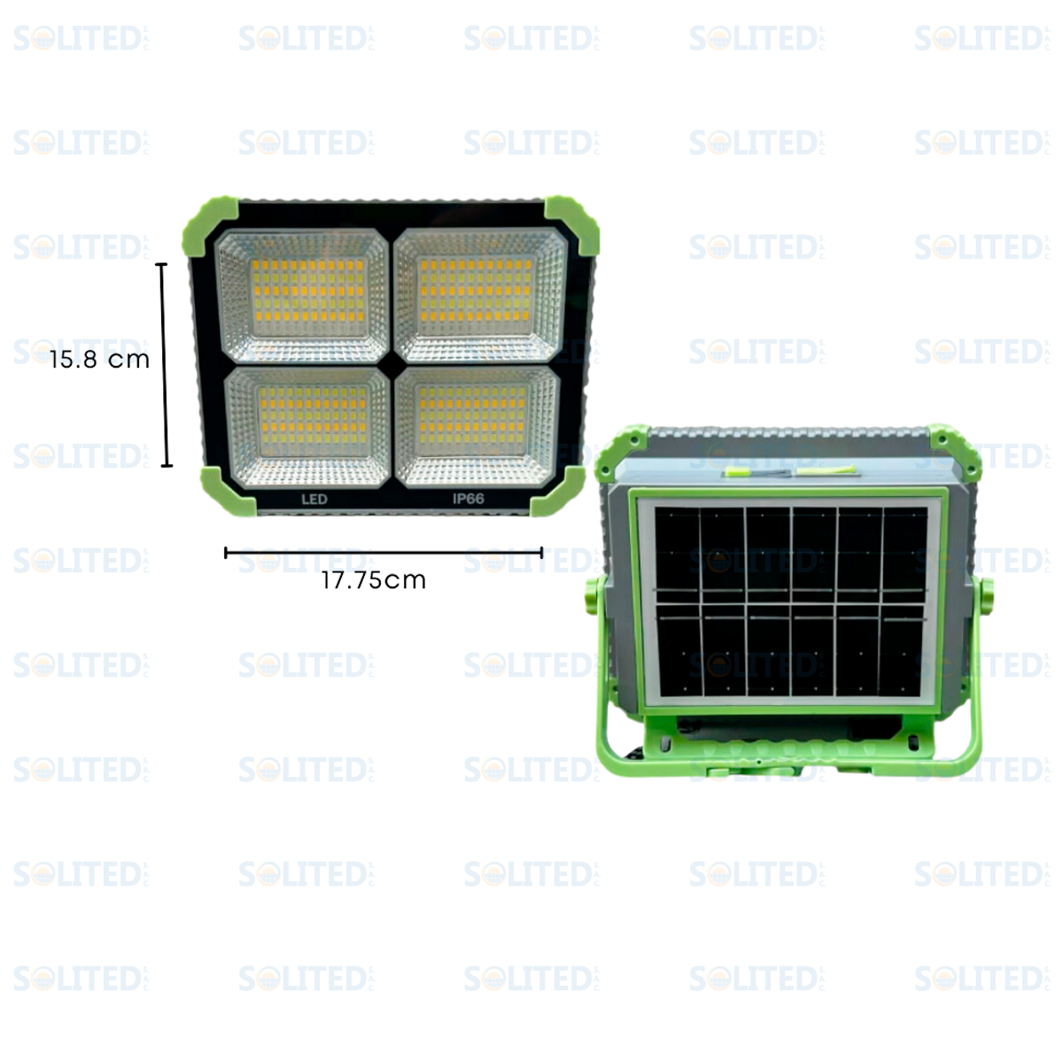 REFLECTOR SPLIT SOLAR LIGHT CON 366 LEDS